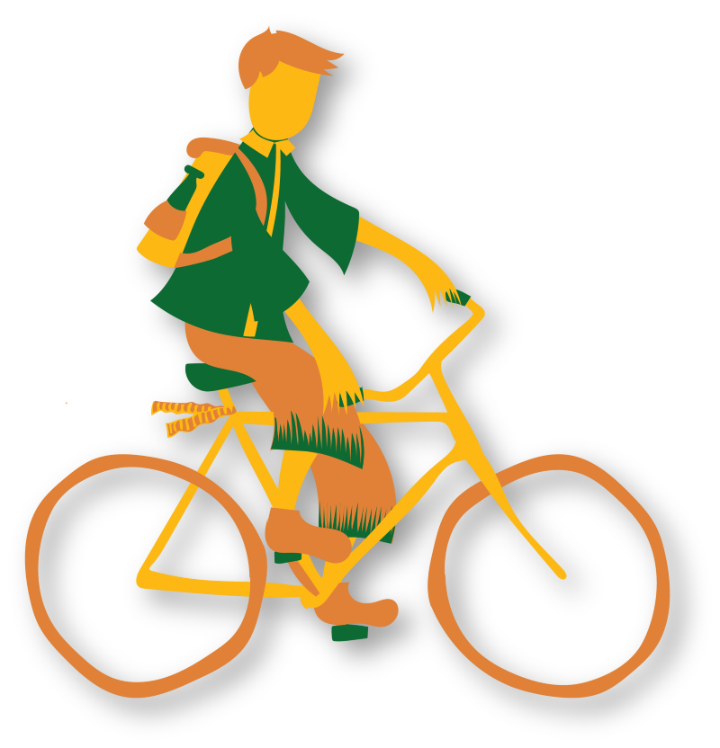 bicikliző fiú
